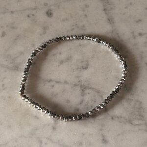 Elegant Silver Beaded Ankle Bracelet